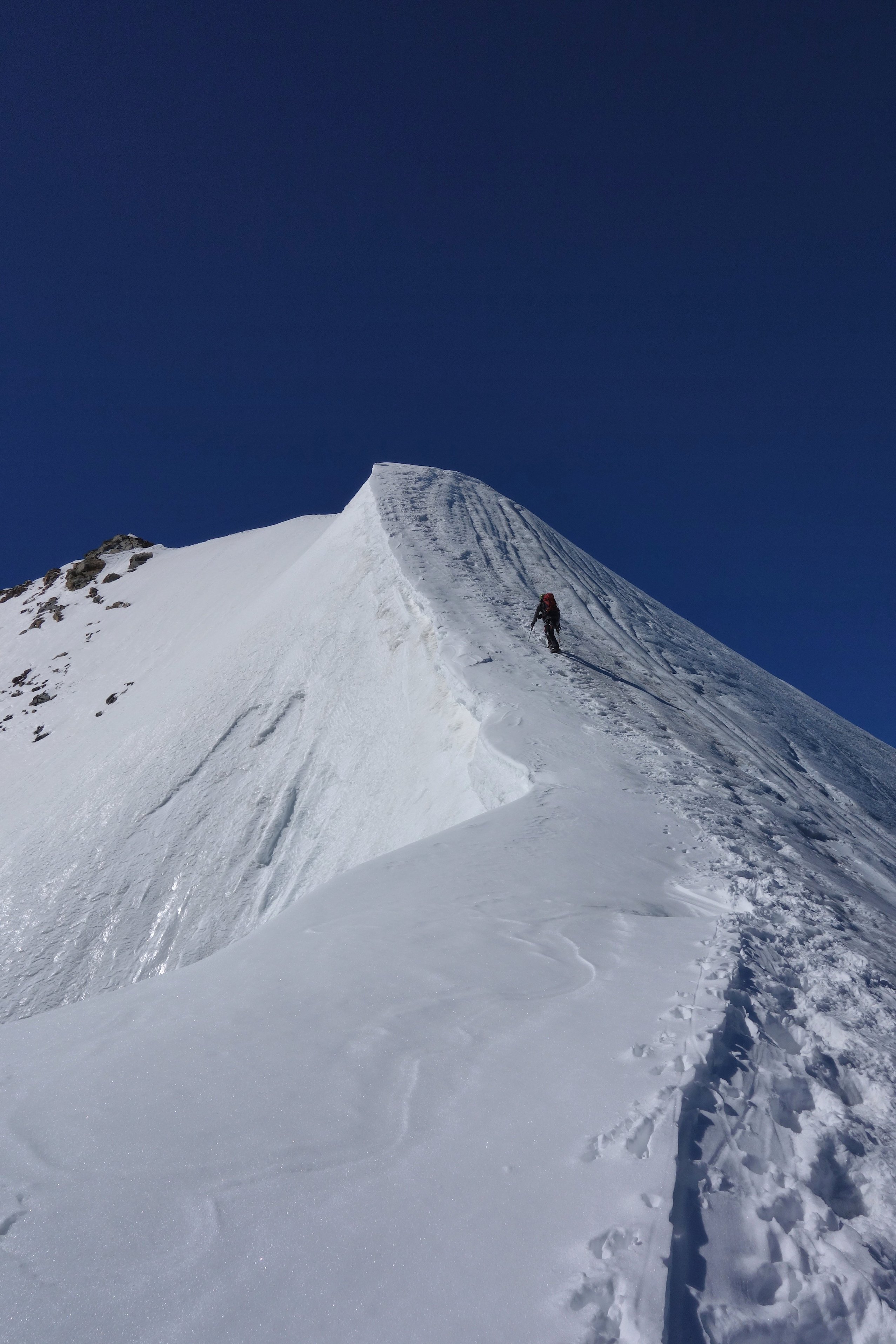 Dernière pente raide.